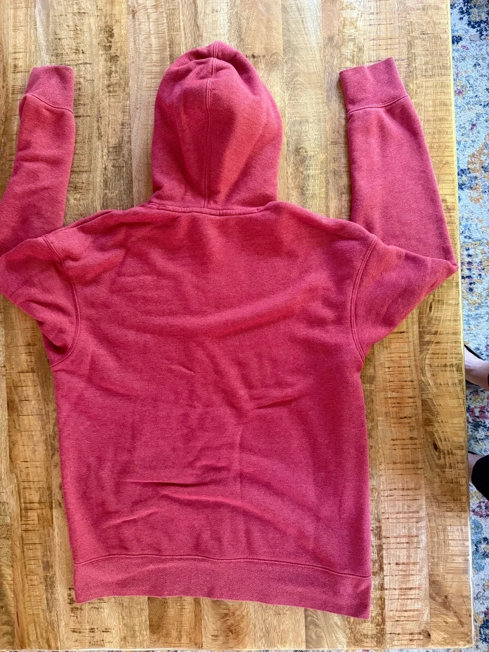 Nike Pullover Hoodie Pink/Red Graphic Logo Sweatshirt Size Large